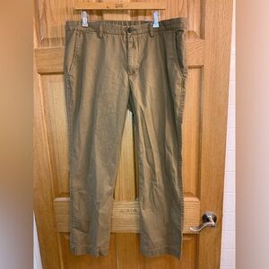 JCP Classic Khakis Pants - Flat Front - Slacks Trousers Men’s Size 38X30 - 2 Ply